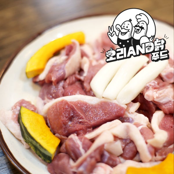 오리AND닭푸드 오리고기 로스 슬라이스 냉장 500g 1kg 생오리 식단