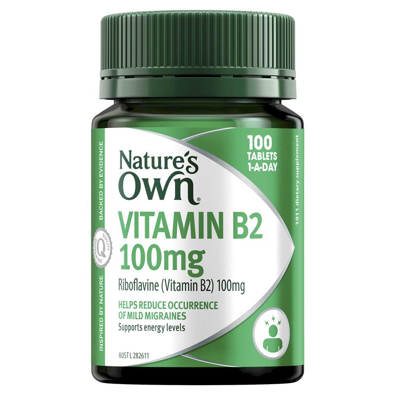 [네이쳐스온] <b>비타민B2</b> 100mg 100정