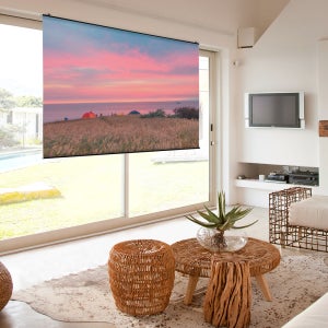 빔스크린 80인치 족자봉 타입 프로젝터스크린