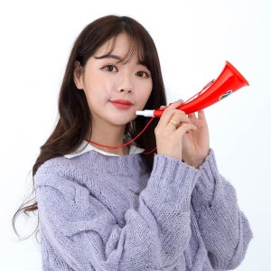 응원 휜나팔 소 파티용품 파티소품 응원용품 응원도구
