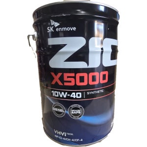 (SK ZIC)ZIC 지크 X5000 10W40 20L