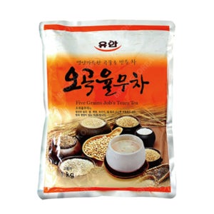 유안 오곡율무차 1kg 자판기용 곡물차 국산차