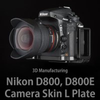 니콘 D800, D800E 카메라스킨 엘플레이트 (Black)