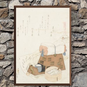 일본음식그림 도시락 포스터