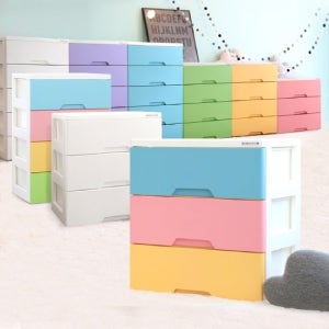 보노하우스 모던플러스 서랍장 3-5단 모음전 인테리어 정리함 다용도 수납장