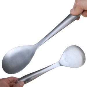 스텐 이중 밥주걱 업소용 급식용 스텐 진공 주걱 중