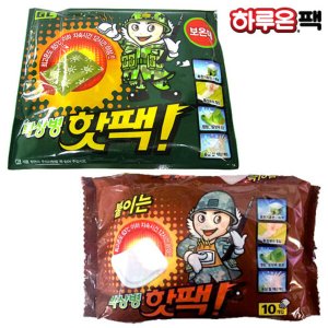 박상병 핫팩 10매 대용량핫팩 군용 보온대 붙이는핫팩 하루온