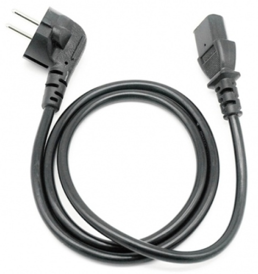 국산 AC 파워 케이블 모니터 3구 8자 전원코드 컴퓨터 연결 선 블랙 1M