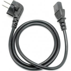 국산 AC 파워 케이블 모니터 3구 8자 전원코드 컴퓨터 연결 선 블랙 1M