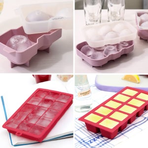 실리콘 원형 얼음틀 얼음트레이 4종