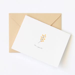 모노라이크 리틀가든 미니카드-Have a good day