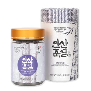 인산죽염 9회 자죽염 고체 240g