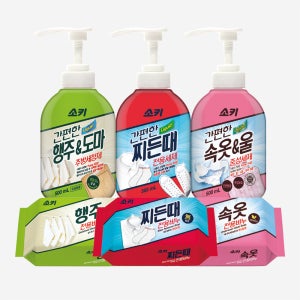 무궁화 소키 기능성 세탁비누/세제 택1 (비누 9개/비누 10개/세제 2개 )