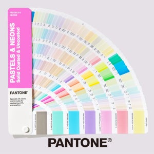 팬톤 컬러칩 파스텔 네온 가이드 코팅,비코팅 GG1504C 팬턴 가이드 칩 북 1권 컬러북