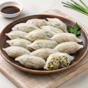 꼬물이만두 1.35kg 한입 물만두 찐요리