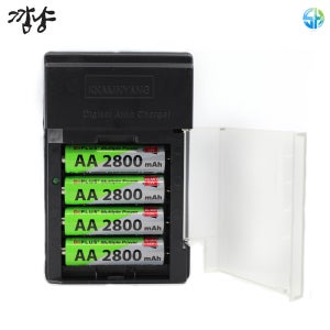 국내생산 깜냥 충전기+AA충전지 4알 세트 건전지