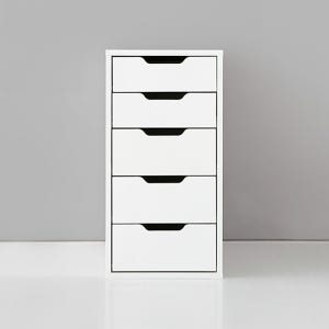 OLAF 서랍장 5단 KS1009STB 화이트 9393.1955