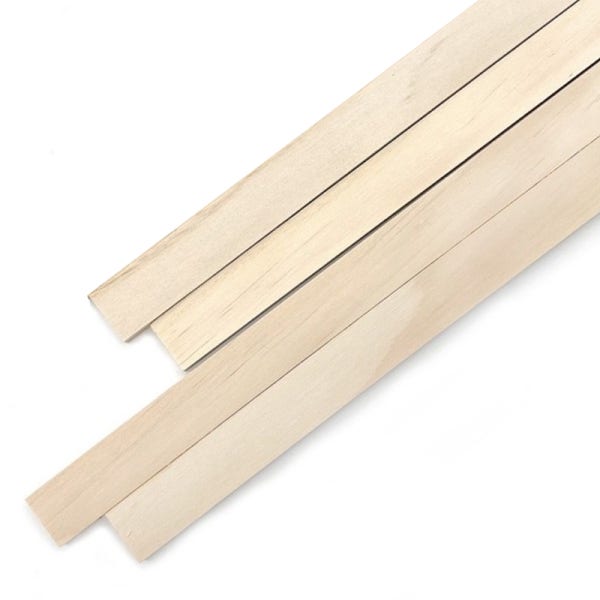 나무쫄대 목재 쫄대 각목 각재 몰딩 나무막대 미송합판 4.5x20x800mm (4개)