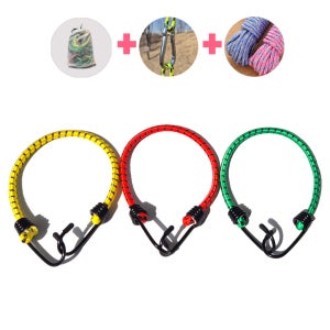 탄성로프 스트링 42-85cm연장 스트레치코드 캠핑끈