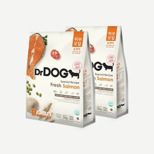 닥터독 강아지사료 알러지 눈물 연어 4kg