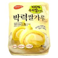 박력 쌀가루 1kg (우리쌀 햇쌀마루) /베이킹 박력분 쌀분말 대두식품