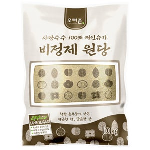 우리존 비정제 원당 10kg/ 갈색설탕 사탕수수당