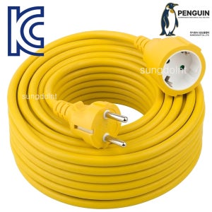 국산 고용량 멀티탭 연장선 작업선 1구 10M 산업용 전기히터용 에어컨용 캠핑용