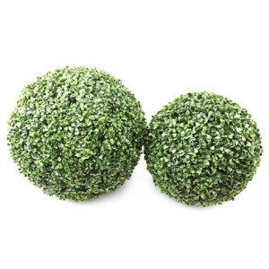 인조 회양목 박스우드 나무 토피어리 볼 30cm 40cm 2종 택1 원형 잔디볼 조화볼 실내 조경 행잉 플랜테리어 식물 장식