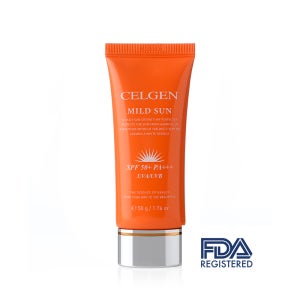 백탁현상끈적임없는 혼합자차골프선크림 셀젠 마일드선 SPF50+