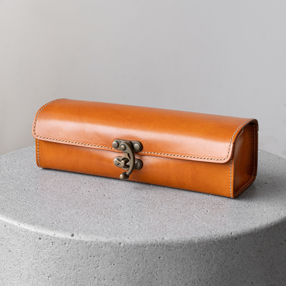 5504 레더 캐스킷 가죽 필통 고급 수납함