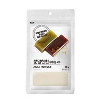 큐원 홈베이킹 분말한천 30g