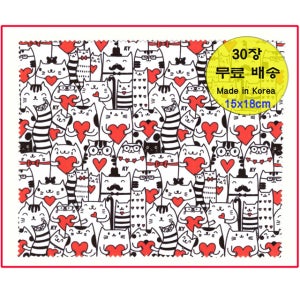 NEW 패턴안경닦이 30장, 15x18cm, 초극세사 원단,Made in Korea
