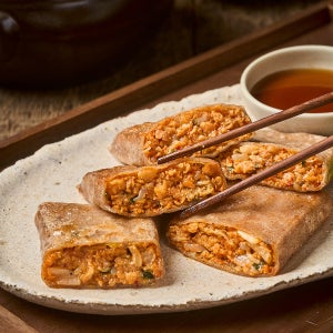 메밀전병 강원도 군만두 납작 냉동 메밀김치전병, 1.2kg, 1개
