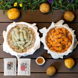 토박이 쪼랭이만두 고기 김치 감자 냉동 물만두 포자 감자피 1+1