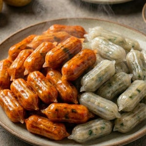 토박이 쪼랭이만두 고기 김치 감자 냉동 물만두 포자 감자피 1+1