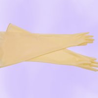 천연고무장갑 글로브박스 장갑 Glovebox Glove NR재질 ⵁ19cm 천연고무  코로나 선별진료소 개별진료부스