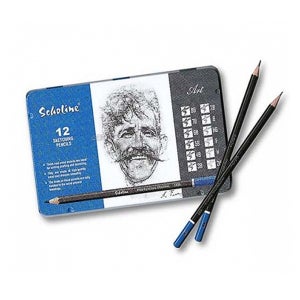 TITI 스케치용 미술 연필세트 8B2H 12자루 세트