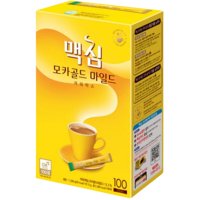 맥심 커피믹스 모카골드 마일드 화이트 100T