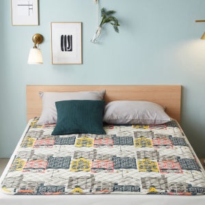 글루바인 전기장판 전자파차단 타이머 물세탁 전기매트 워셔블 전기요 더블, 135x180cm, 프레이야