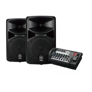 YAMAHA STAGEPAS /포터블PA시스템 믹서앰프+스피커/올인원세트/stagepas400BT/스테이지파스400BT