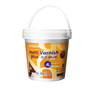노루페인트 다용도용 친환경 멀티플러스 수성바니쉬 4L 투명 유광