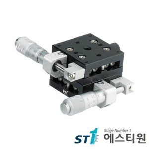 XY 스테이지 Aluminum Stage XY-Stage 25 x 25 XY축 지그 수동 스테이지 정밀 영점 측정 측정기 측정계 현미경 현미경스테이지 광학기기 알루미늄