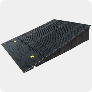 블럭업 8단 차량진입판 200 카업 경사로 세이프티업 경사판 상가문턱 계단 턱 보차도진입판