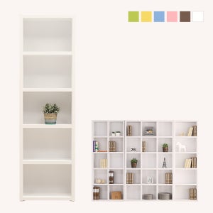 [트리퍼니가구] 5단 높은 600 책장 - 6컬러택1 두께36T 고급시트지