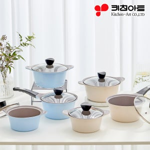 키친아트 줄리엣 냄비세트 세라믹 코팅 냄비 3종set