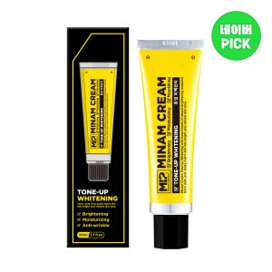 [4월 네이버PICK] [소비기한 27년] 미프 미남크림 톤업 화이트닝 남자 남성 미백 보습 수분 영양 탄력 톤업 크림 50ml