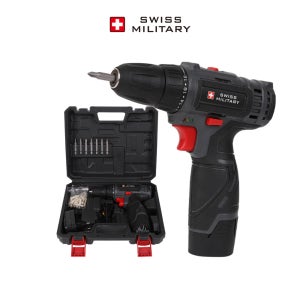 스위스밀리터리 12V 충전식 전동드릴 충전드릴 전동공구 전동 드라이버 비트 SML-1200LP