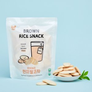 (100%국산)유기농백미+유기농현미 아기쌀과자