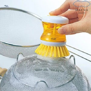 [MARNA] 세제공급 원터치 수세미 솔 [MA-K237]