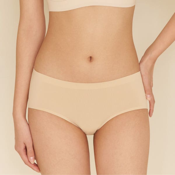 심리스 노라인 팬티 햄라인 무봉제 빅사이즈 누디 삼각팬티